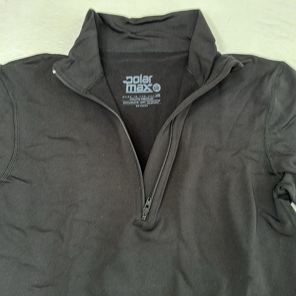 Polarmax 3.0 SUPER MIDWEIGHT ZIP MOCK - Black - Picture 3 of 13